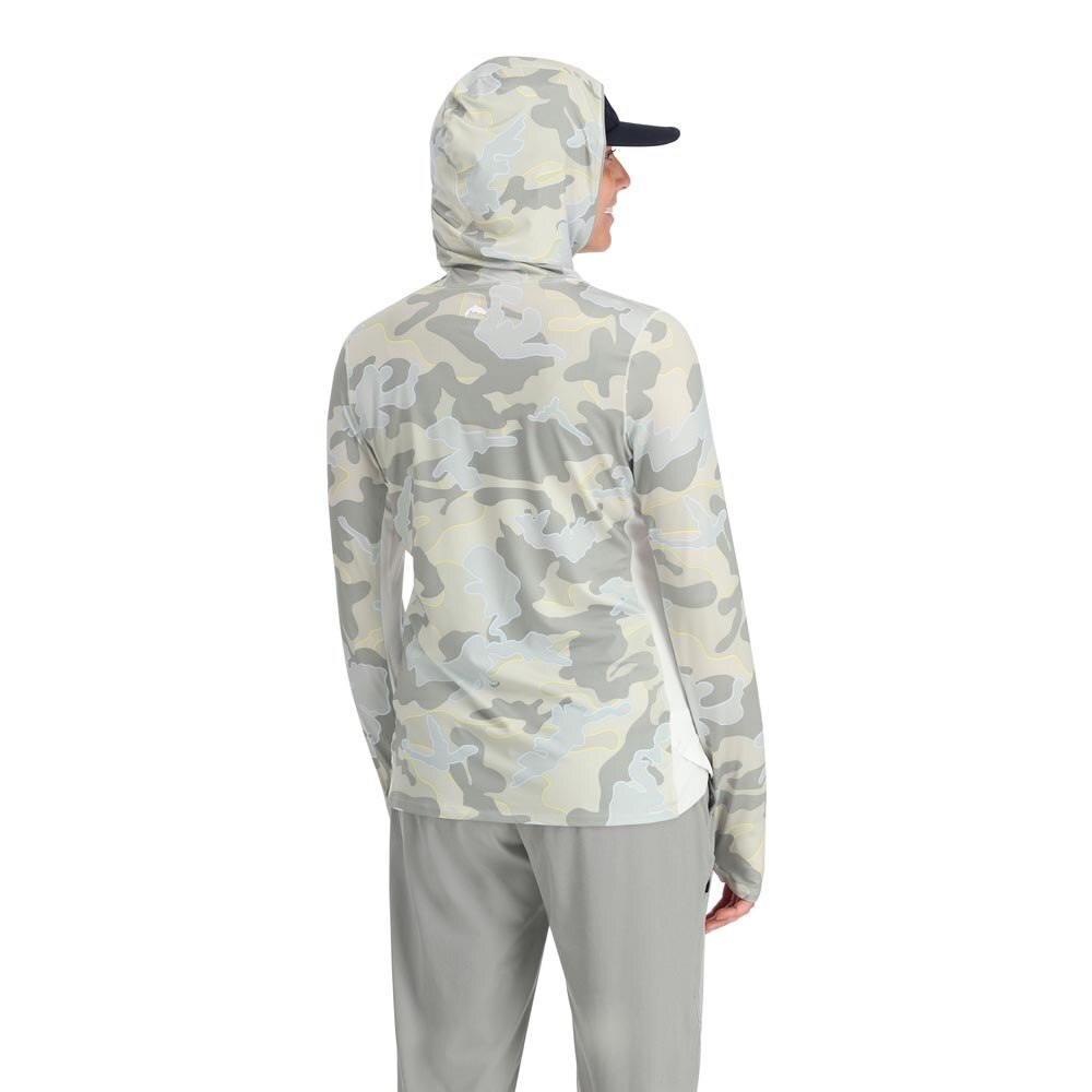 Simms SolarFlex Hoody Women's in Woodland Camo Cinder